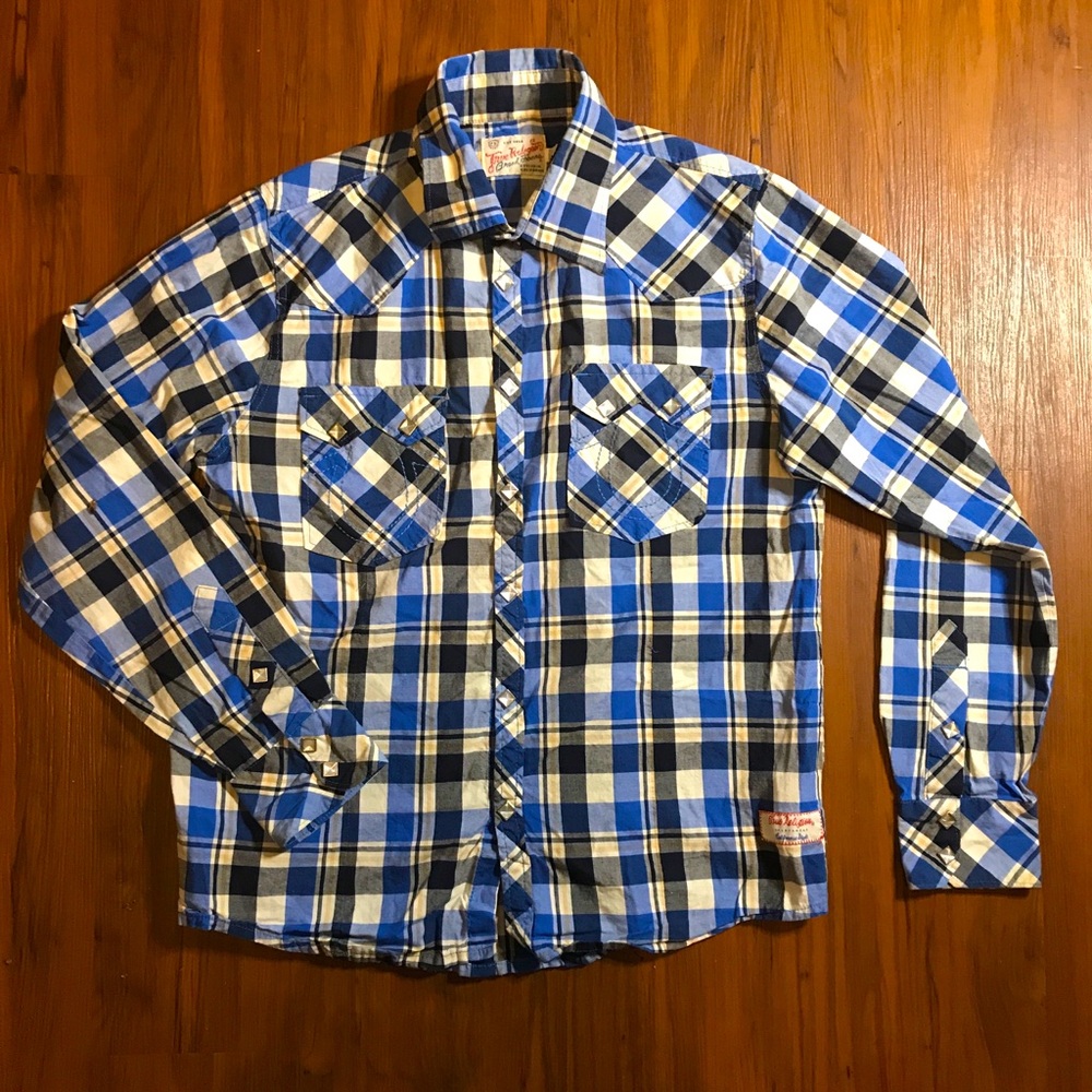 True Religion California Style Western Pearl Snap